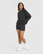 Mid Weight Sweatshirt | Soft Black