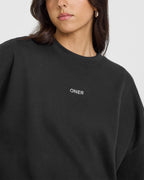 Mid Weight Sweatshirt | Soft Black