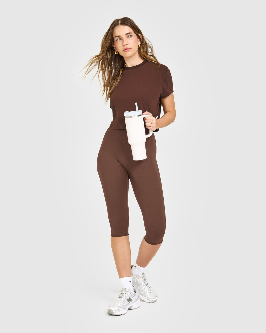 Cotton Relaxed T-Shirt | Copper Brown