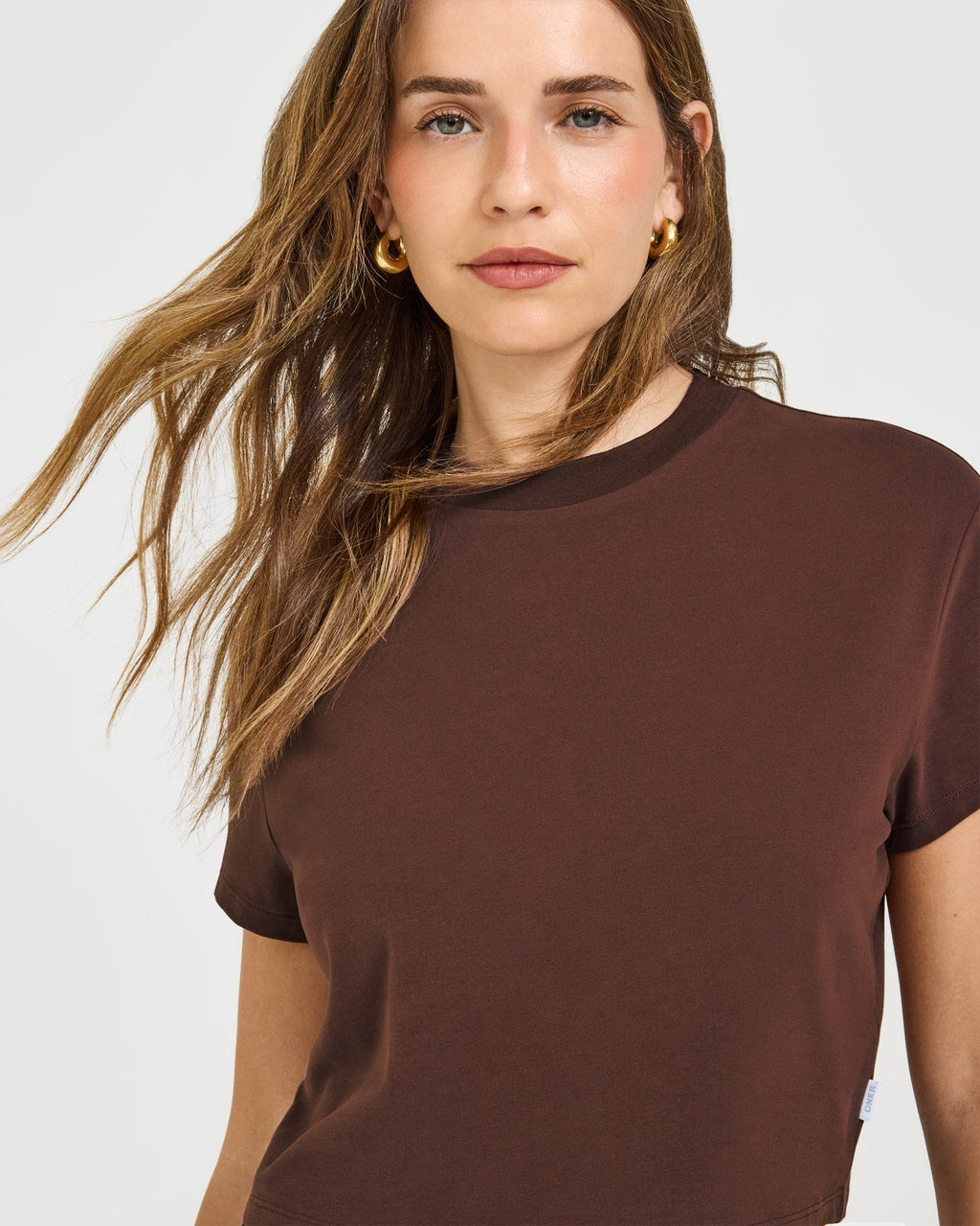 Cotton Relaxed T-Shirt | Copper Brown