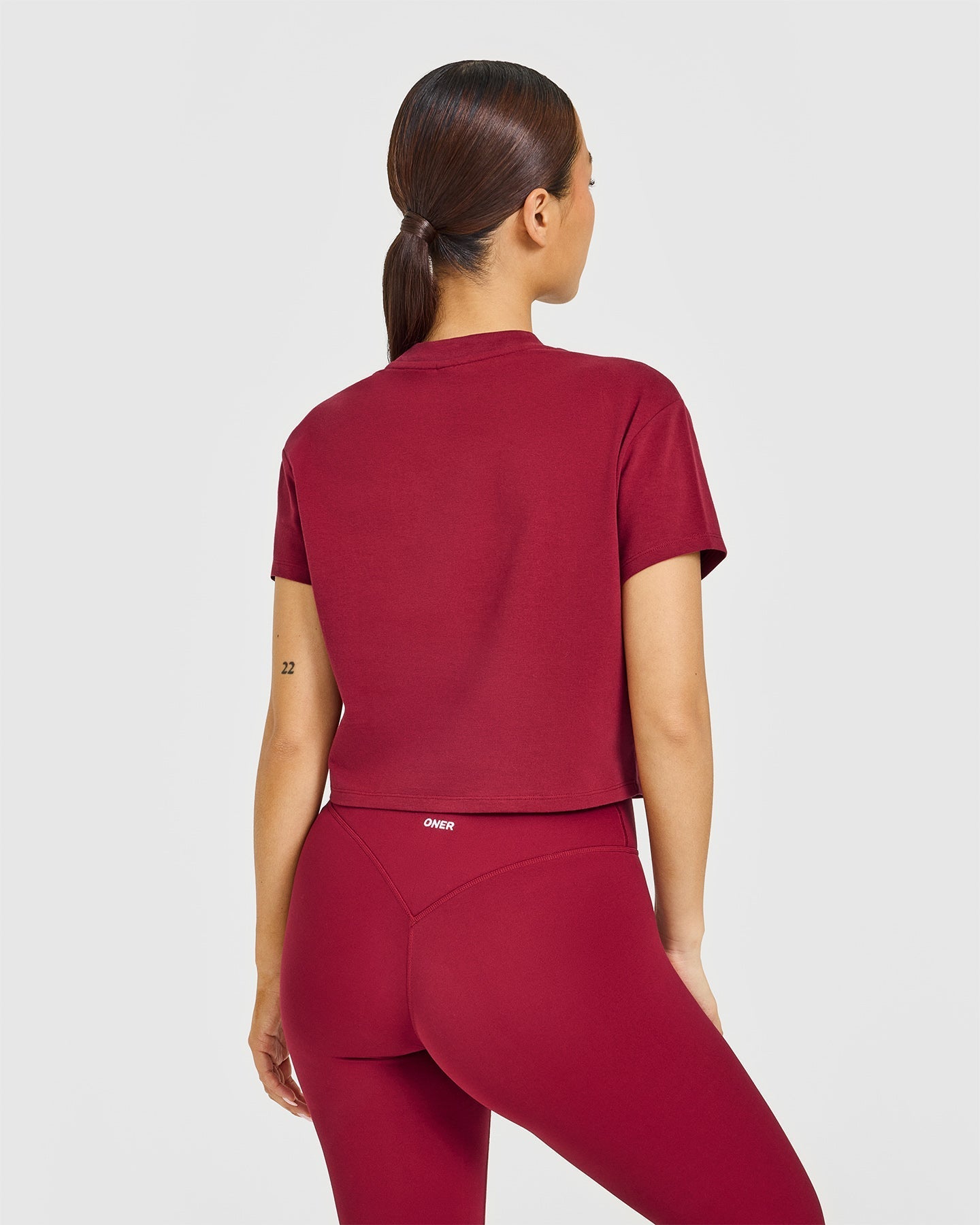 Cotton Relaxed T-Shirt | Crimson Red