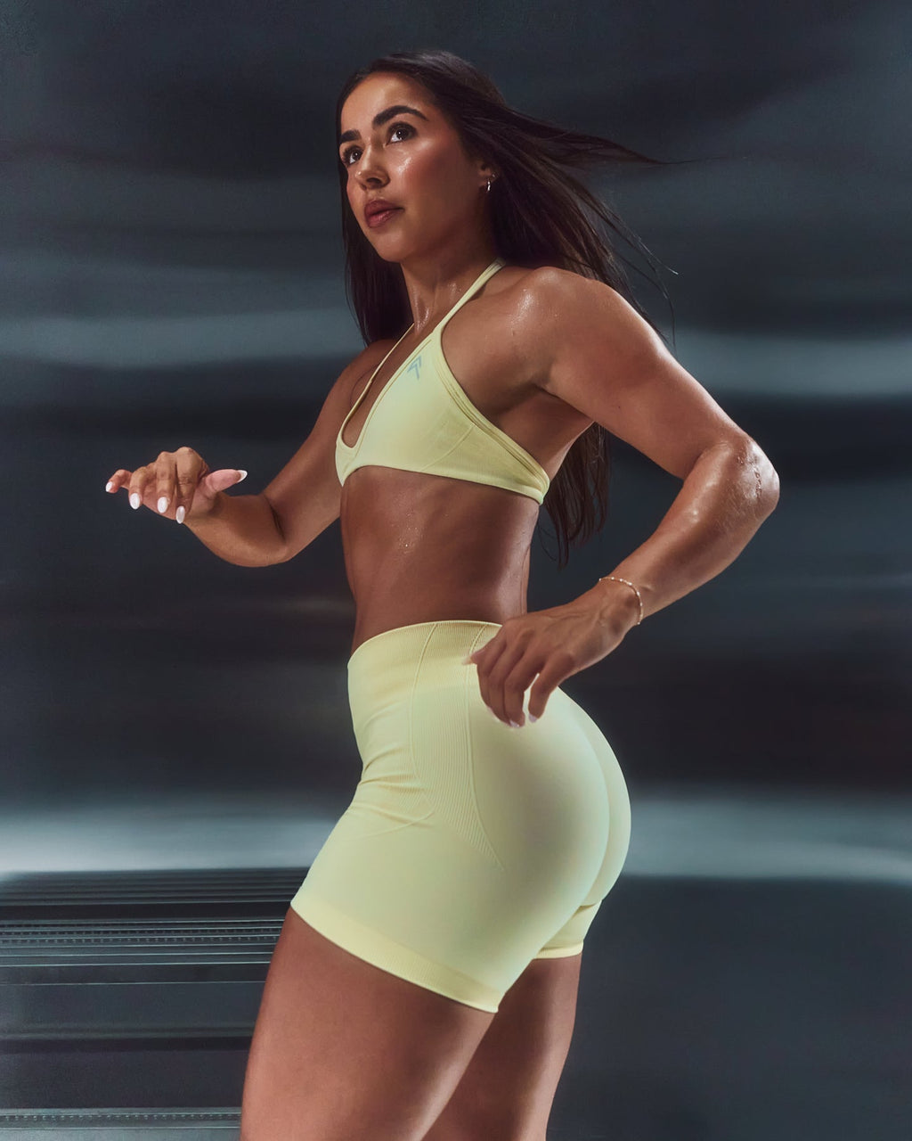 EnhanceLift™ Seamless Shorts | Pastel Yellow