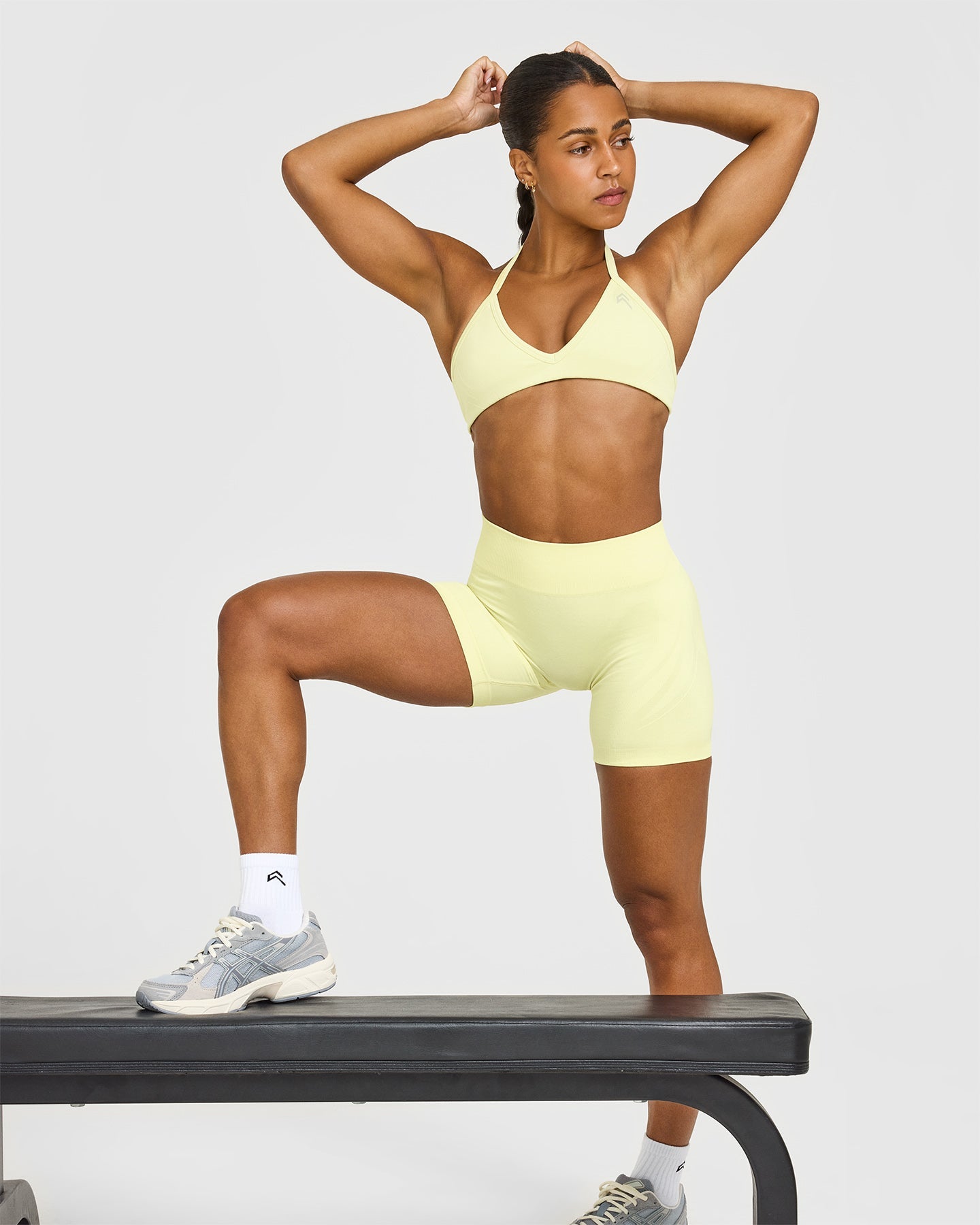 EnhanceLift™ Seamless Shorts | Pastel Yellow