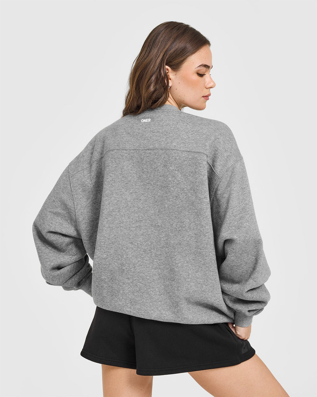 Foundations Oversized Oner 25 Sweatshirt | Charcoal Marl