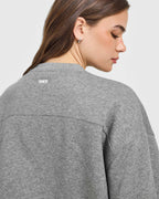 Foundations Oversized Oner 25 Sweatshirt | Charcoal Marl