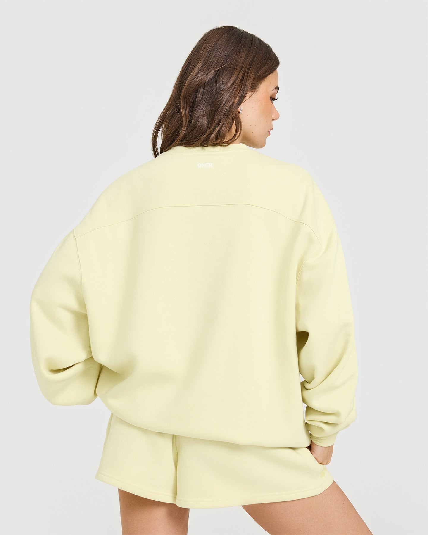 Foundations Oversized Oner 25 Sweatshirt | Pastel Yellow