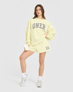 Foundations Oversized Oner 25 Sweatshirt | Pastel Yellow