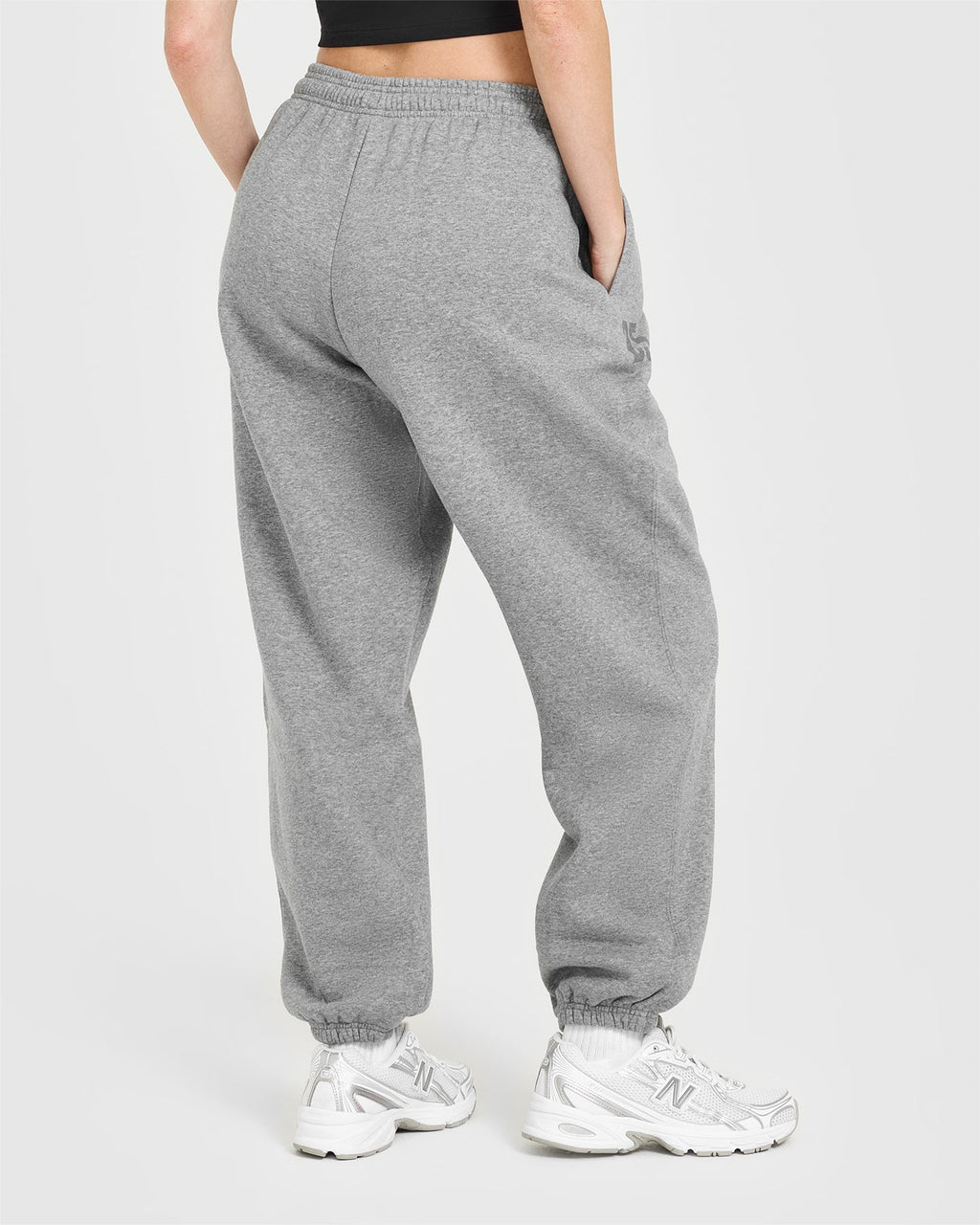 Foundations Oversized Oner 25 Joggers | Charcoal Marl