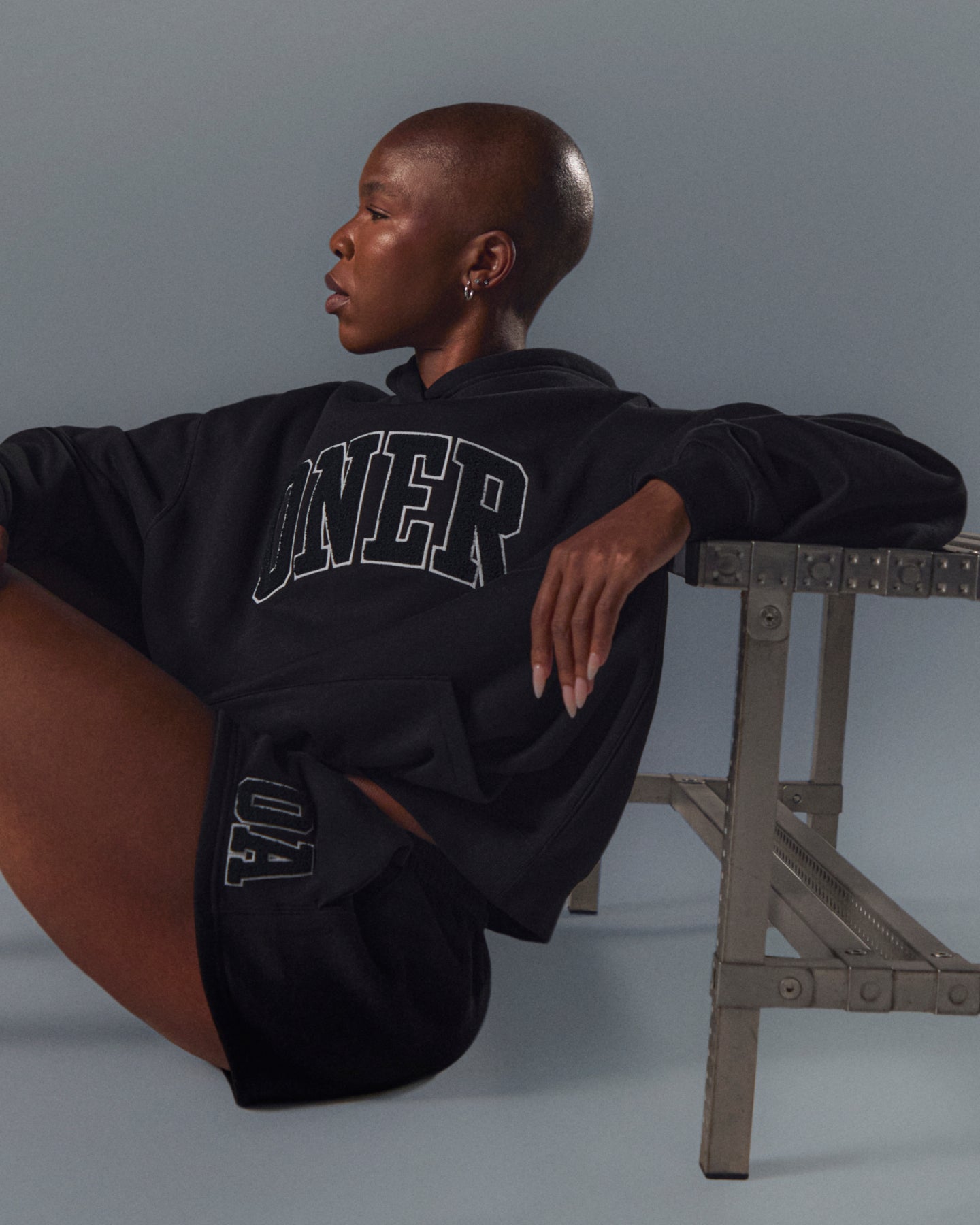 Foundations Oversized Oner 25 Hoodie | Black