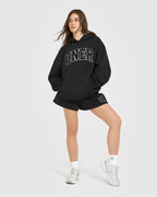 Foundations Oversized Oner 25 Hoodie | Black