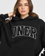 Foundations Oversized Oner 25 Hoodie | Black