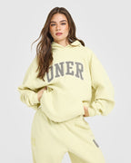 Foundations Oversized Oner 25 Hoodie | Pastel Yellow