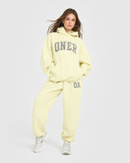 Foundations Oversized Oner 25 Hoodie | Pastel Yellow