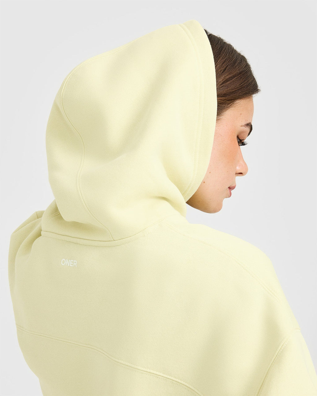 Foundations Oversized Oner 25 Hoodie | Pastel Yellow