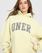 Foundations Oversized Oner 25 Hoodie | Pastel Yellow