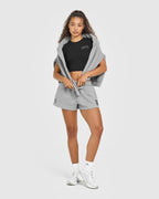 Foundations Oversized Oner 25 Shorts | Charcoal Marl