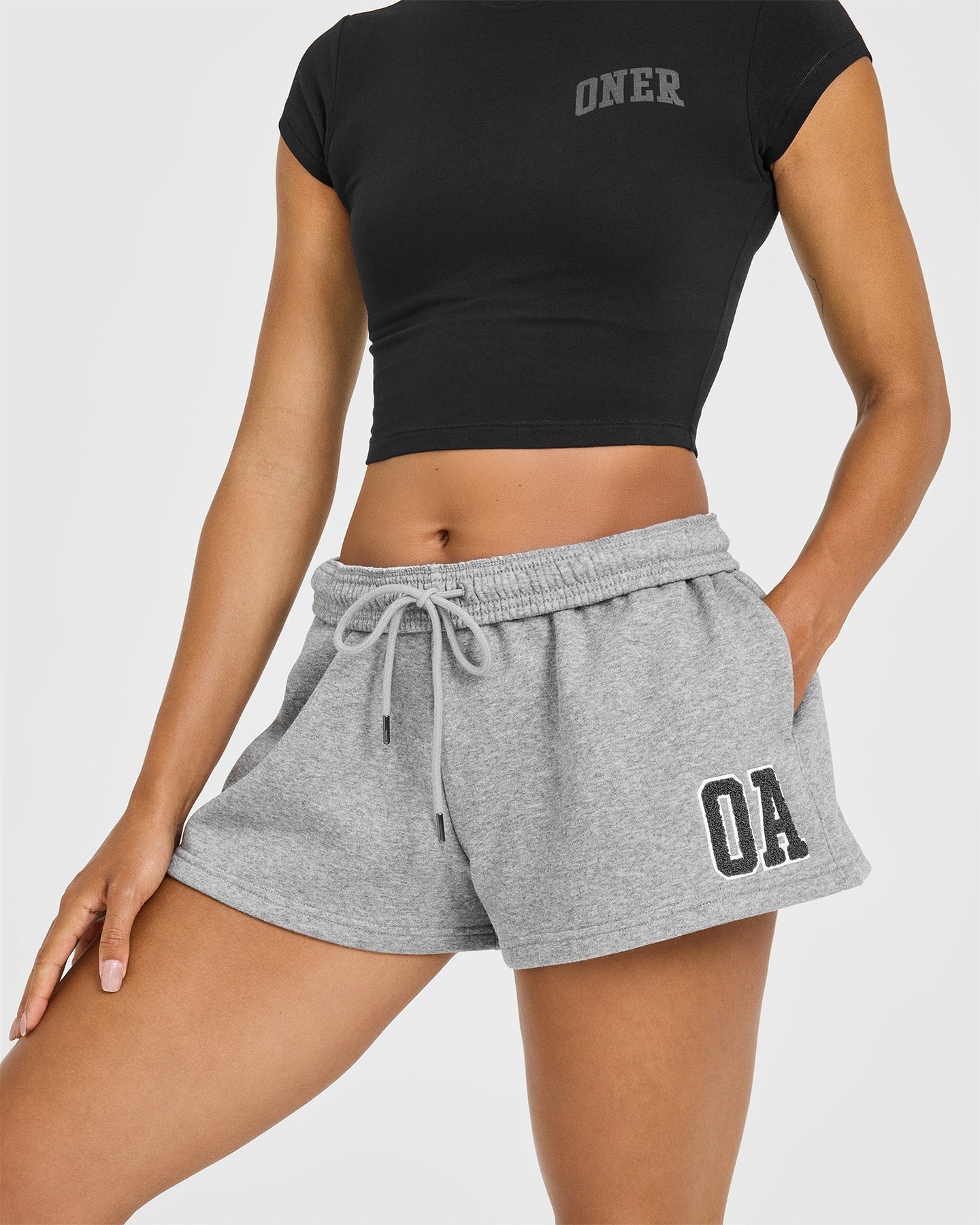 Foundations Oversized Oner 25 Shorts | Charcoal Marl