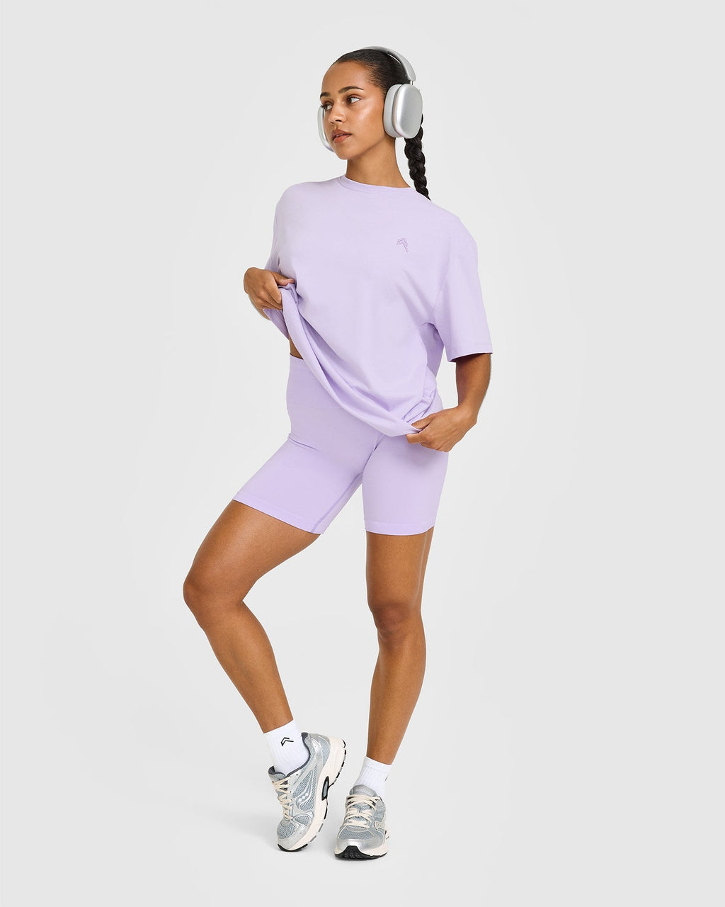Classic Oversized Lightweight T-Shirt | Lavender Purple