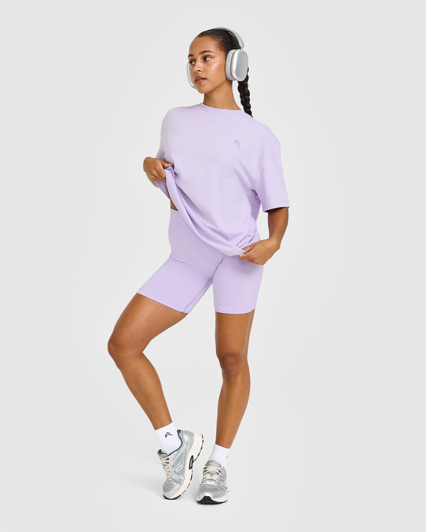 Classic Oversized Lightweight T-Shirt | Lavender Purple