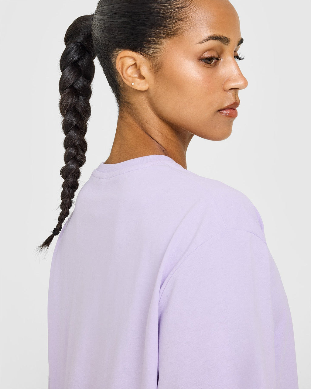 Classic Oversized Lightweight T-Shirt | Lavender Purple