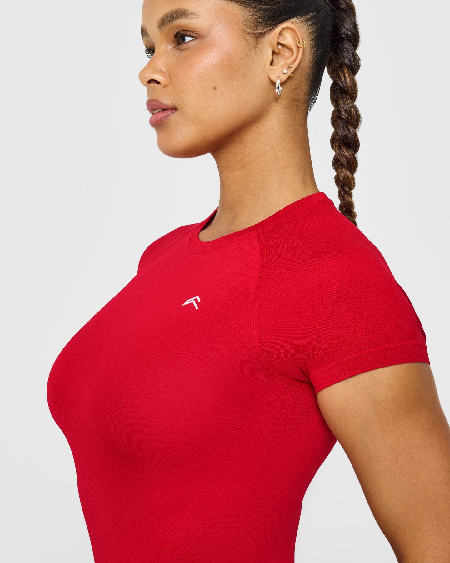 Go To Seamless Fitted Top | Fire Red