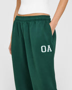 Foundations Oversized Oner Girlfriend Joggers | Racing Green
