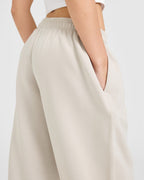 Foundations Oversized Oner Girlfriend Joggers | Sand