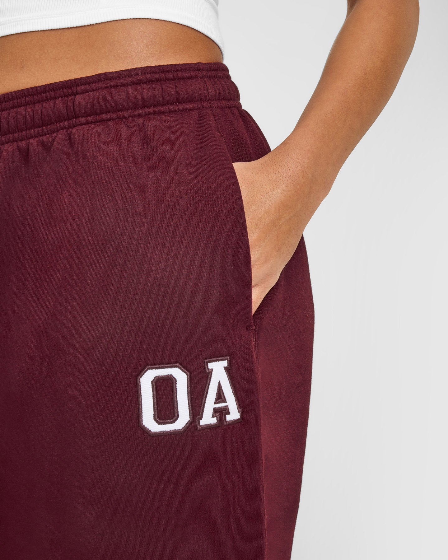 Foundations Oversized Oner Girlfriend Straight Leg Joggers | Rosewood