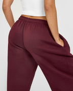 Foundations Oversized Oner Girlfriend Straight Leg Joggers | Rosewood