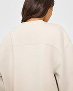 Foundations Oversized Oner Girlfriend Sweatshirt | Sand