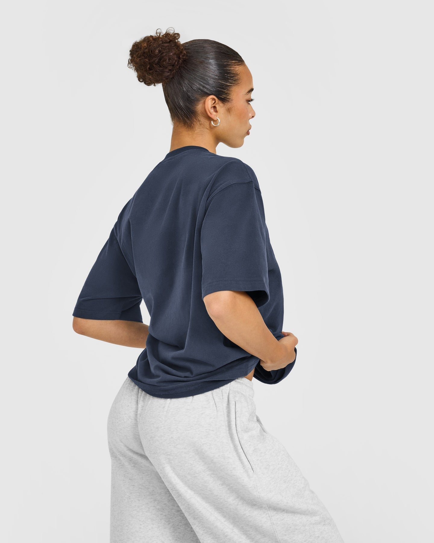 Oversized Oner Girlfriend Washed T-Shirt | True Blue