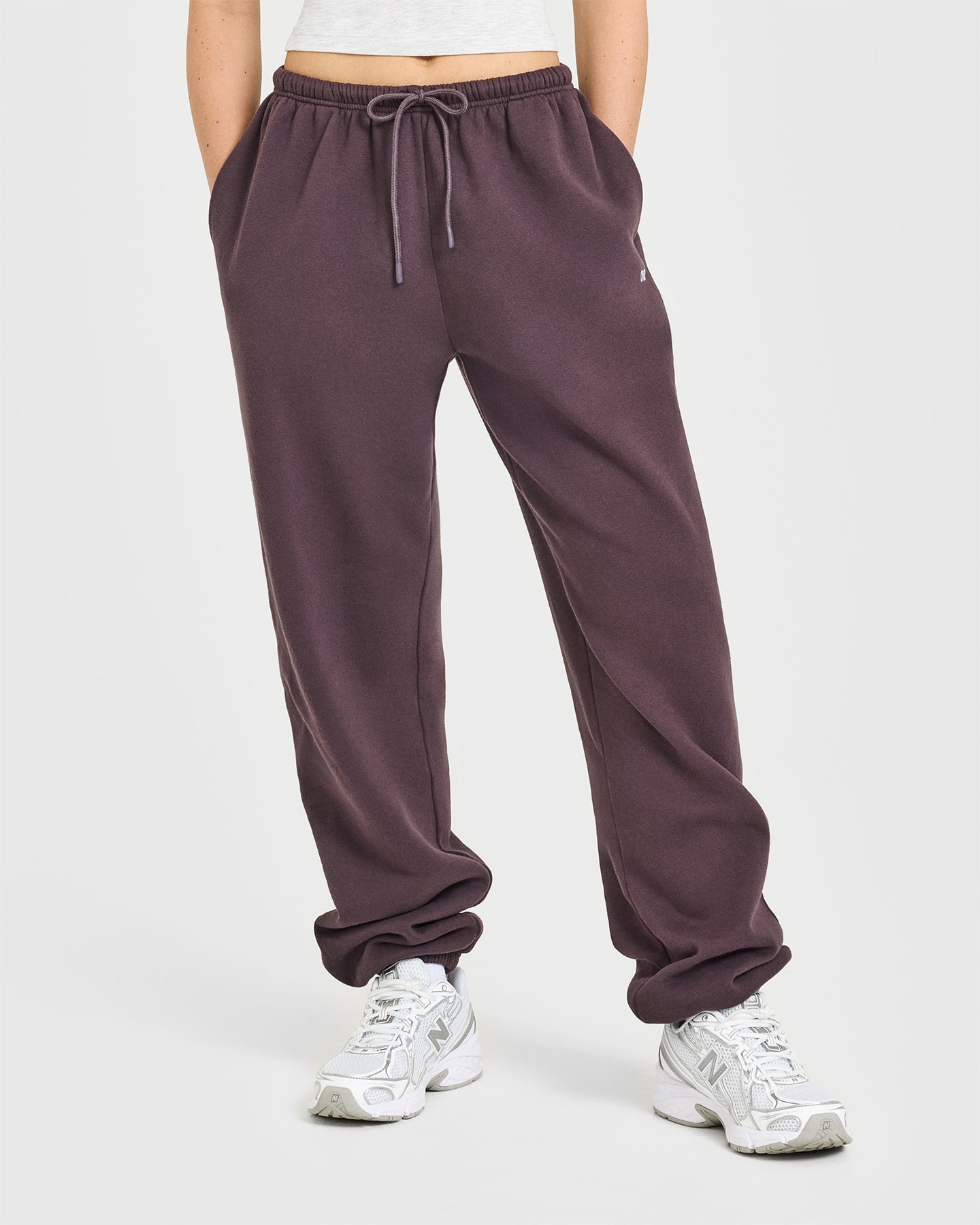 Mid Weight Relaxed Joggers | Umber Brown