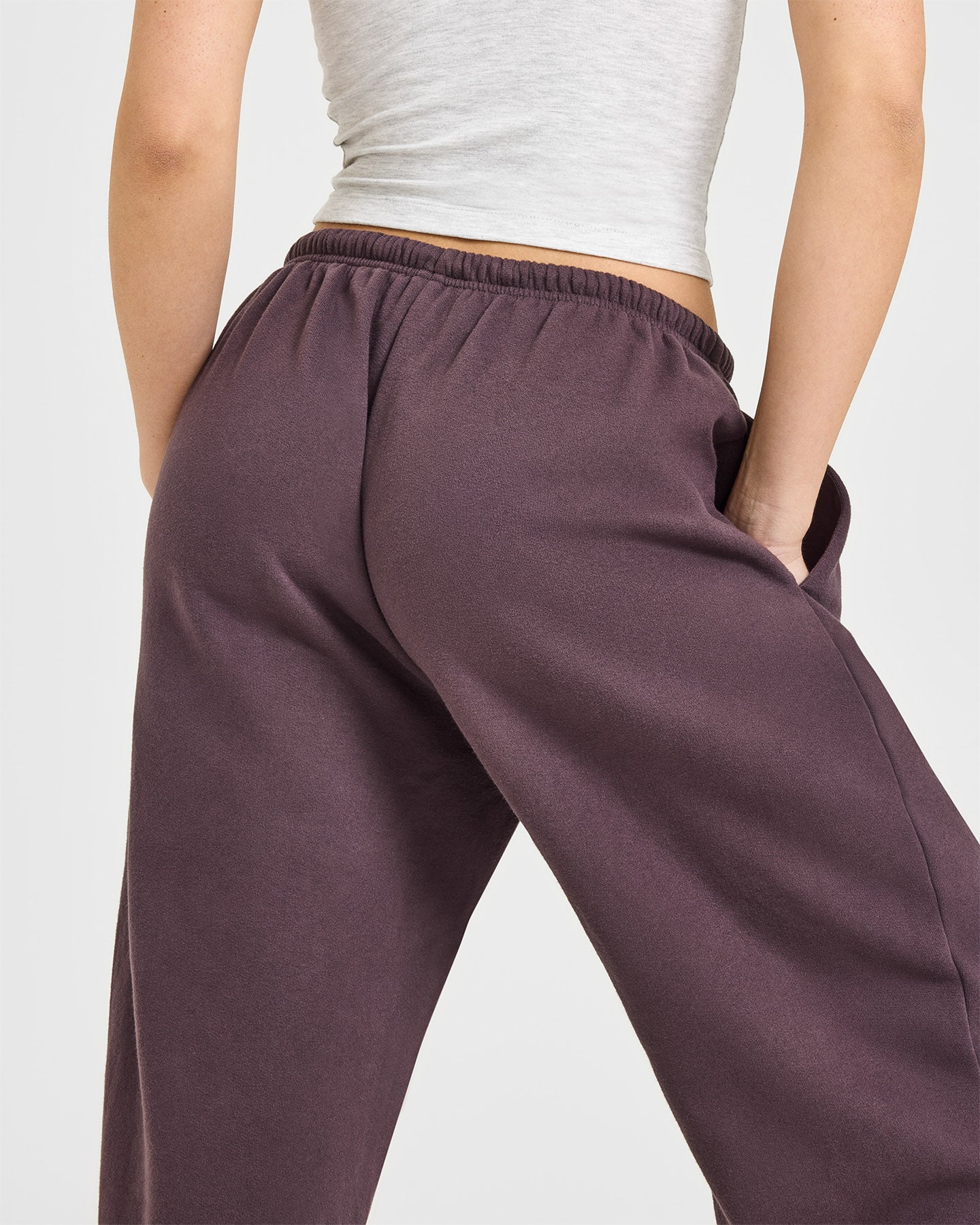 Mid Weight Relaxed Joggers | Umber Brown