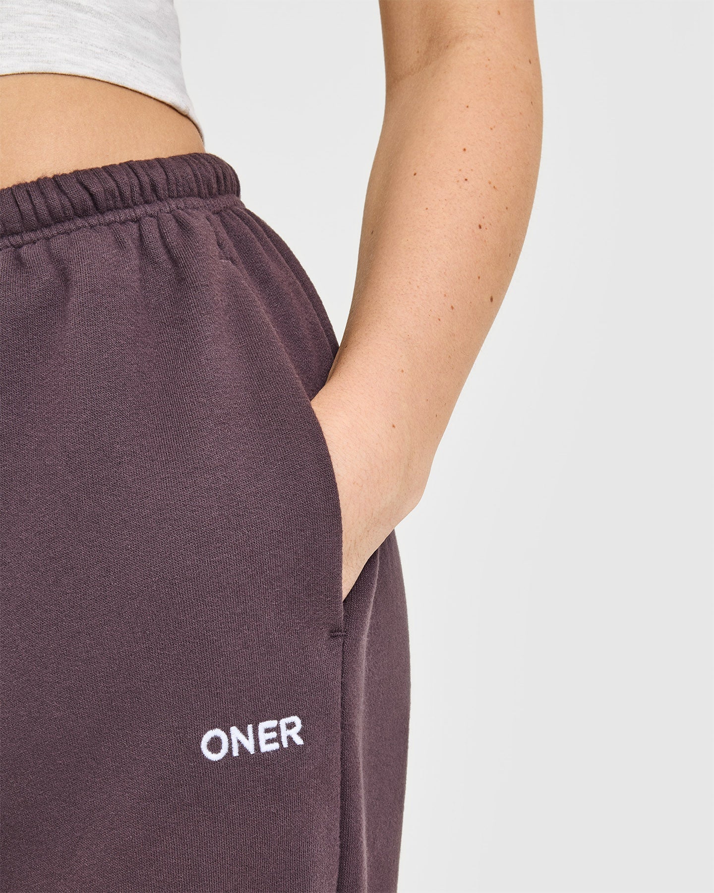 Mid Weight Relaxed Joggers | Umber Brown