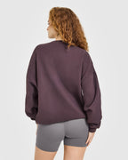 Mid Weight Sweatshirt | Umber Brown