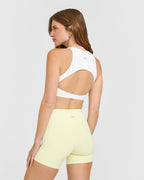 SoftMotion™ High Neck Sports Bra | White