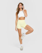 SoftMotion™ High Neck Sports Bra | White