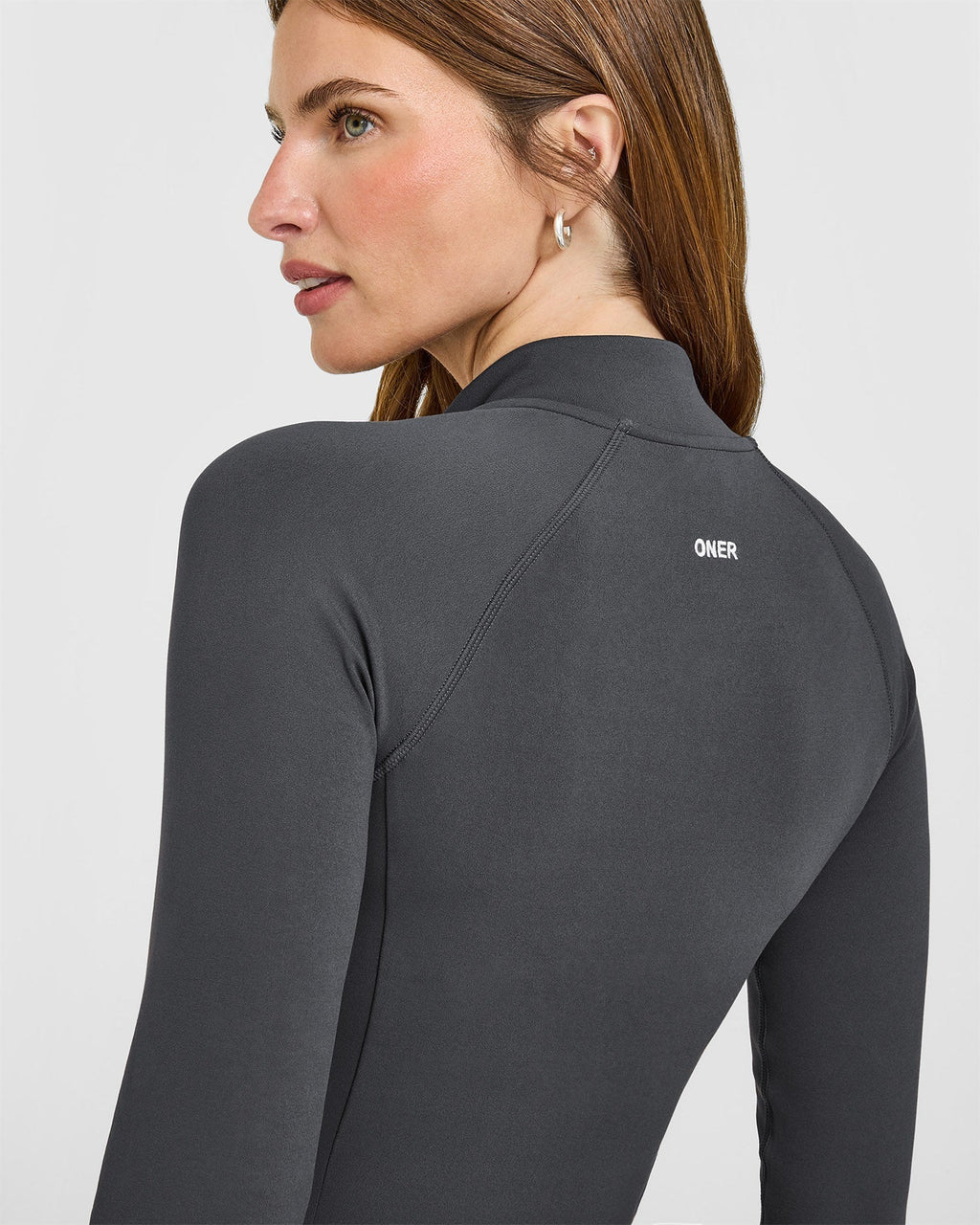 SoftMotion™ Jacket with White Logo | Coal