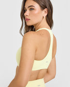 SoftMotion™ Sports Bra | Pastel Yellow