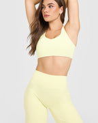 SoftMotion™ Sports Bra | Pastel Yellow