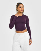 Mellow™ Soft Mid Long Sleeve Top | Blackberry Purple