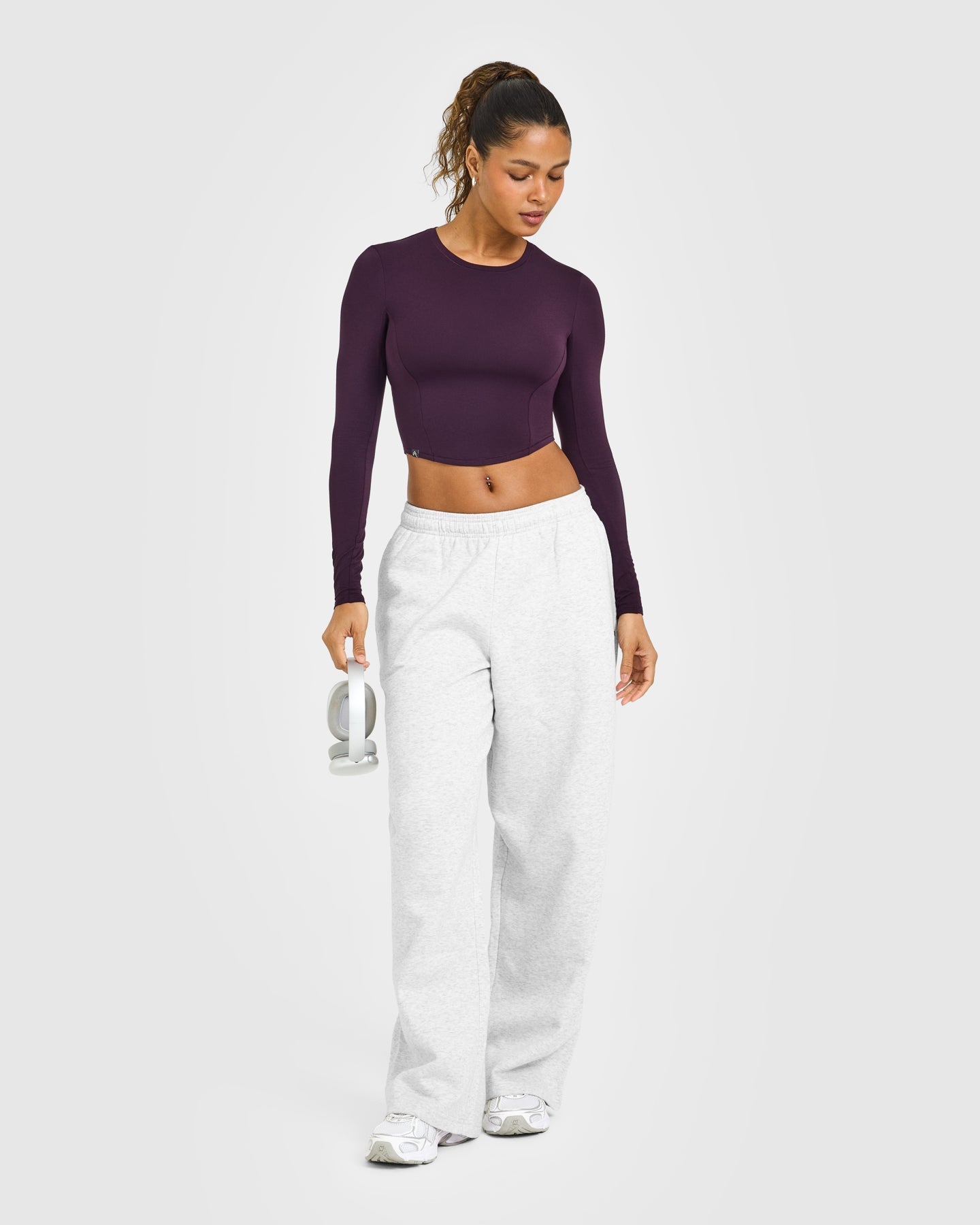 Mellow™ Soft Mid Long Sleeve Top | Blackberry Purple