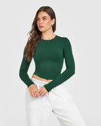 Mellow™ Soft Mid Long Sleeve Top | Racing Green