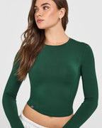Mellow™ Soft Mid Long Sleeve Top | Racing Green