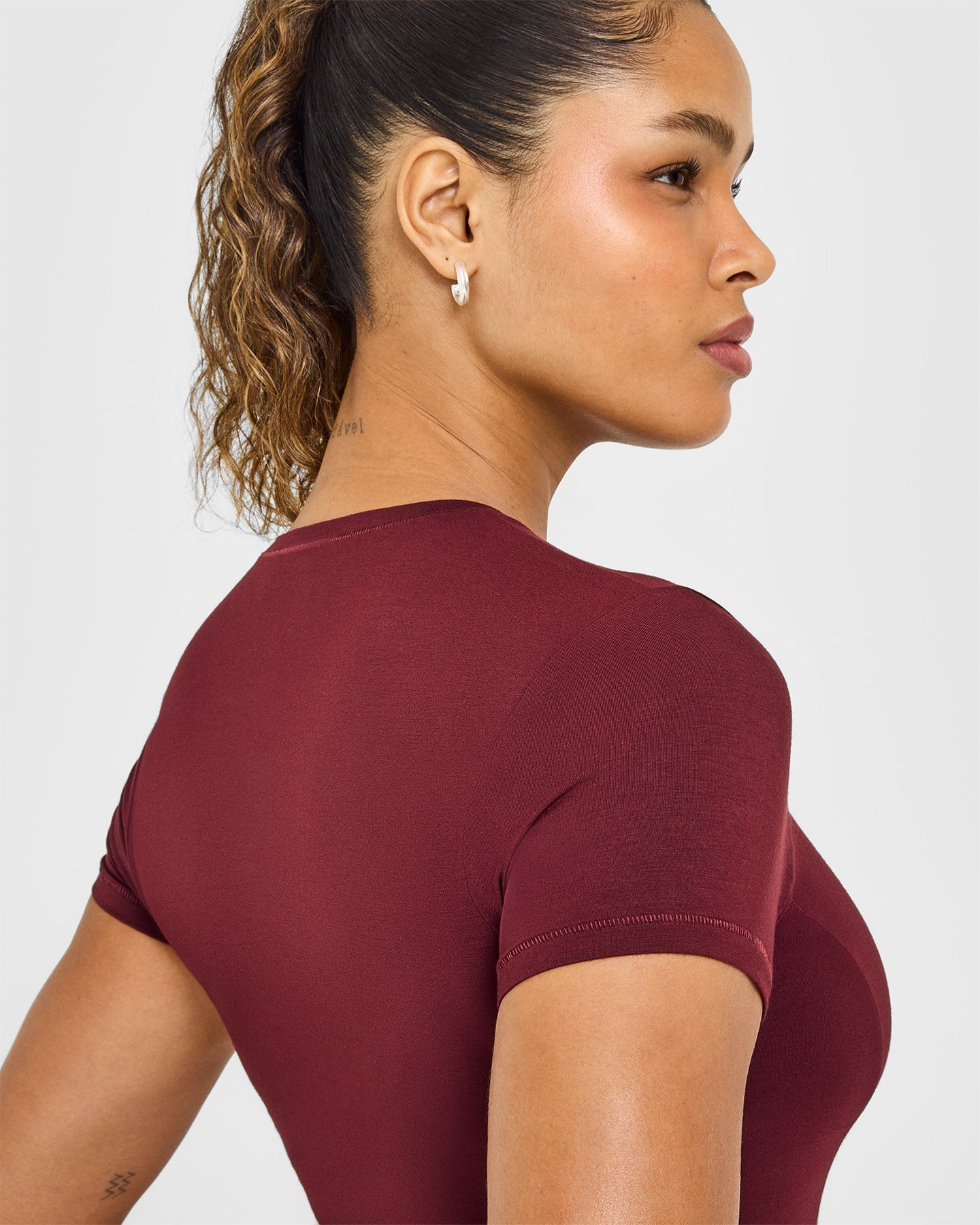 Mellow™ Soft Mid Short Sleeve T-Shirt | Rosewood