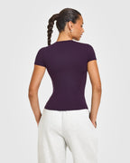 Mellow™ Soft Short Sleeve T-Shirt | Blackberry Purple