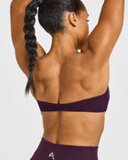 Unified Micro Bandeau Bralette | Blackberry Purple