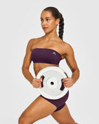 Unified Micro Bandeau Bralette | Blackberry Purple