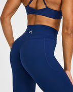 Unified High Waisted Pocket Leggings | Midnight