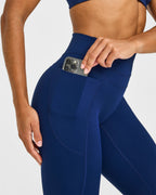 Unified High Waisted Pocket Leggings | Midnight